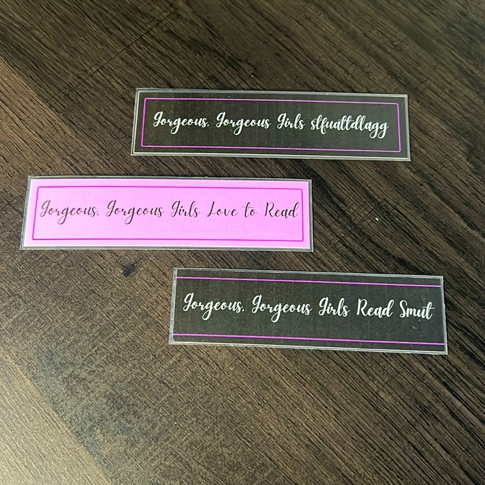 Sm*t Bookmarks